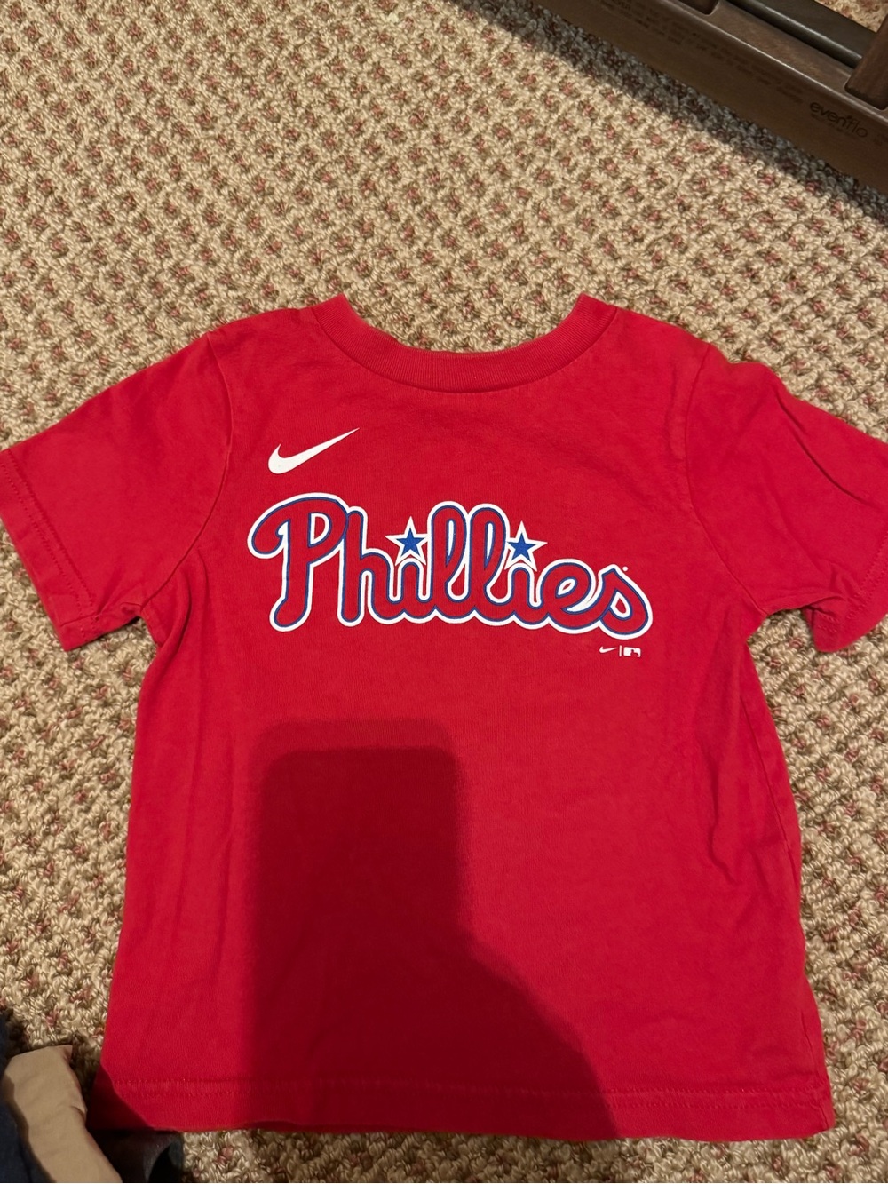 Nike Kids Red Philadelphia Phillies Short Sleeve Tee